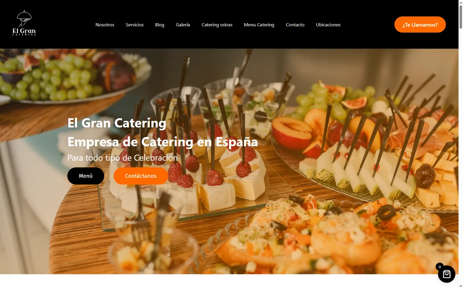 Portada de El Gran Catering, empresa de catering en España