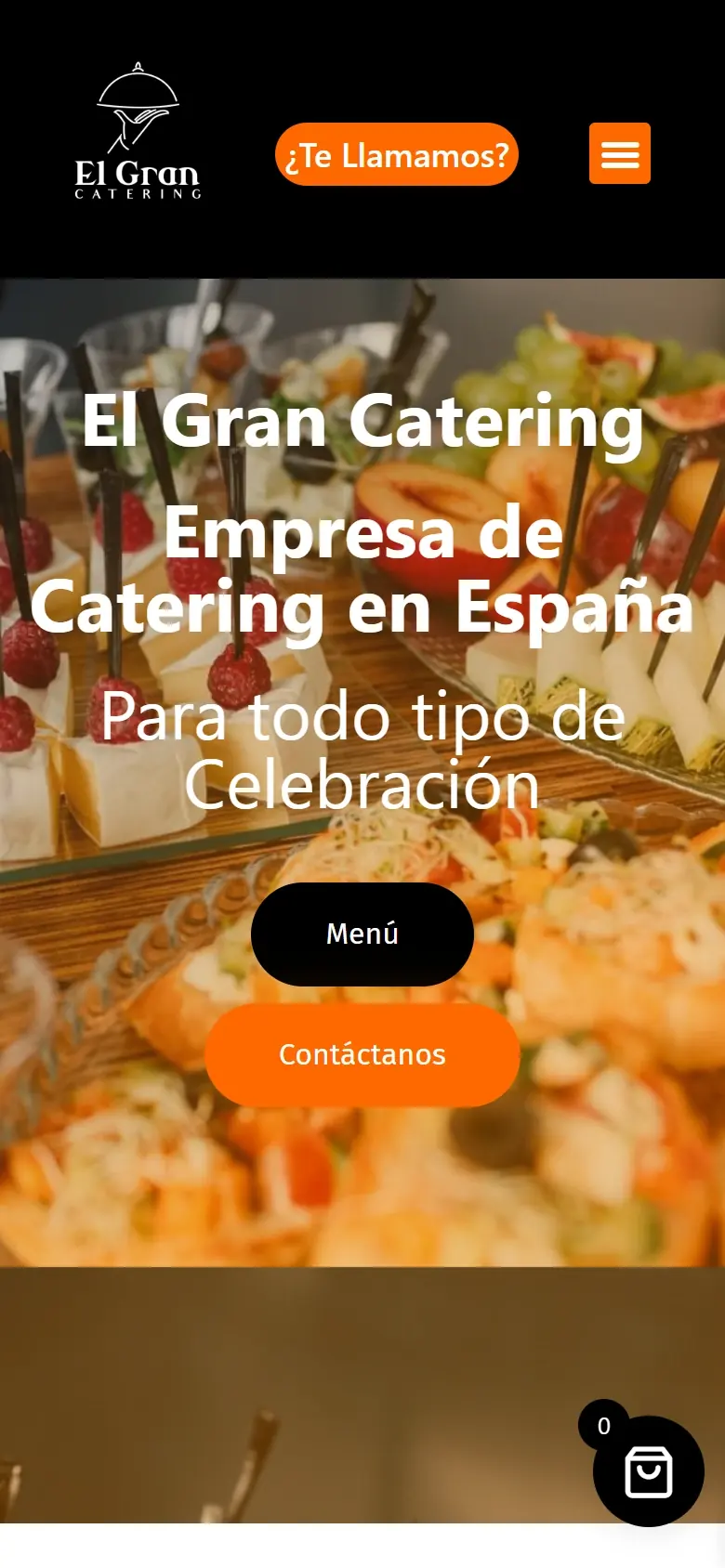 La misma portada en un móvil