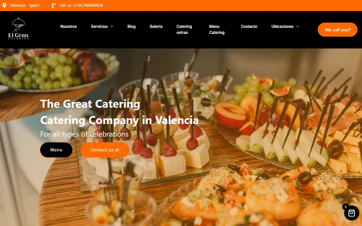 Portada de la versión en inglés, «The Great Catering»